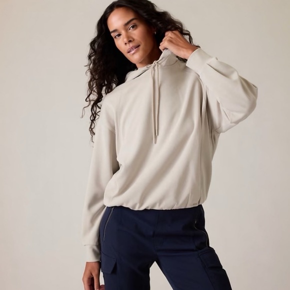 Athleta Sea Soft Bubble Hem Hoodie - Picture 1 of 6